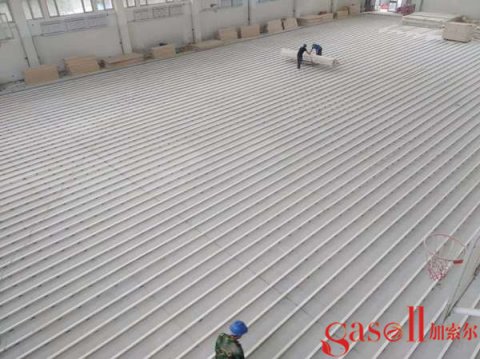 实木体育木地板结构