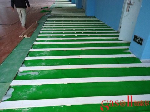 大庆柞木运动木地板