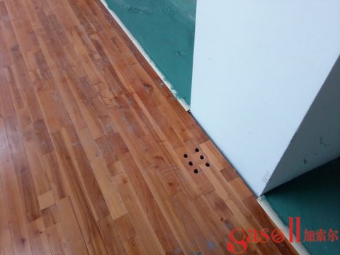 篮球场木地板如何专业安装